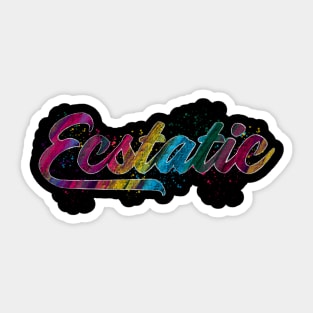 Ecstatic Sticker